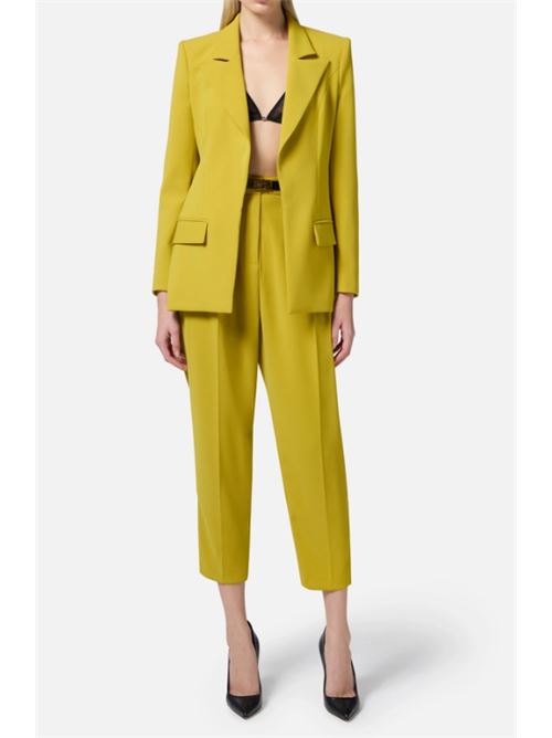 SUIT WITH LOGO DECORATION ELISABETTA FRANCHI | TP00351E2DC6 curry